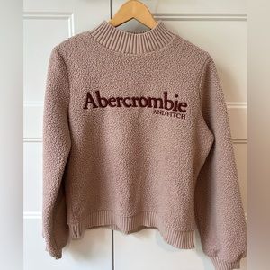 Abercrombie pink crew neck, really soft and comfortable